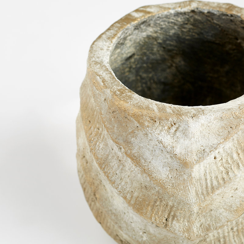 Cache Ceramic Planter, 5.75" H x 6.5" W x 6.5" D