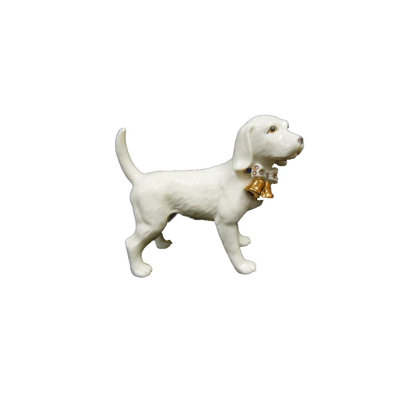 Figurine chien en porcelaine Rocklake