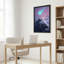 Art mural sur toile mauve et vert Aurora Borealis-133518801