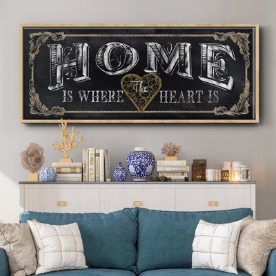 Home- Framed Canvas