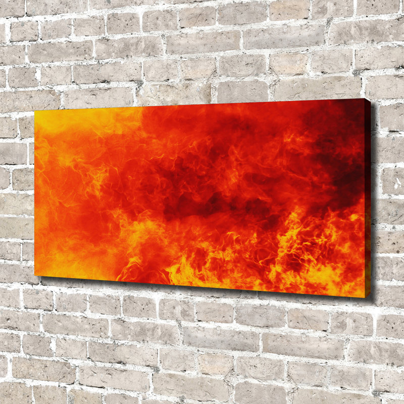 Flames - Wrapped Canvas Print