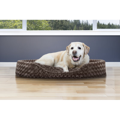 Ultra Plush Oval Donut Dog Bed