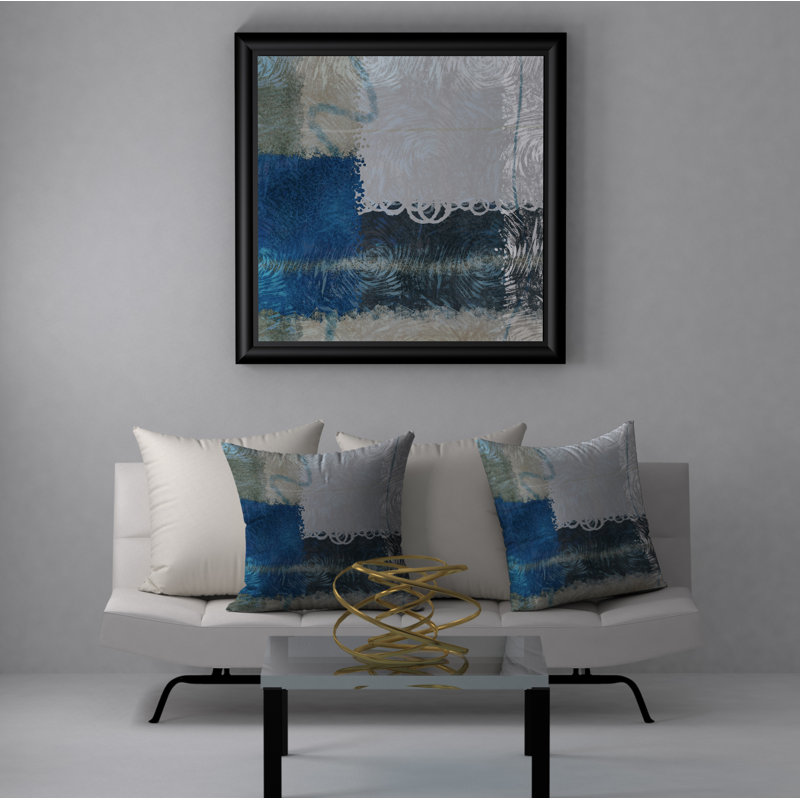 Reversible Throw Pillow, 24" x 24"