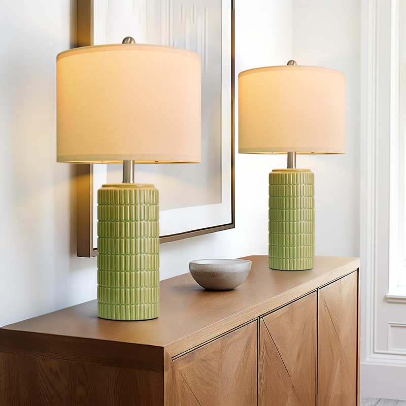 Ensemble de 2 lampes de table en céramique