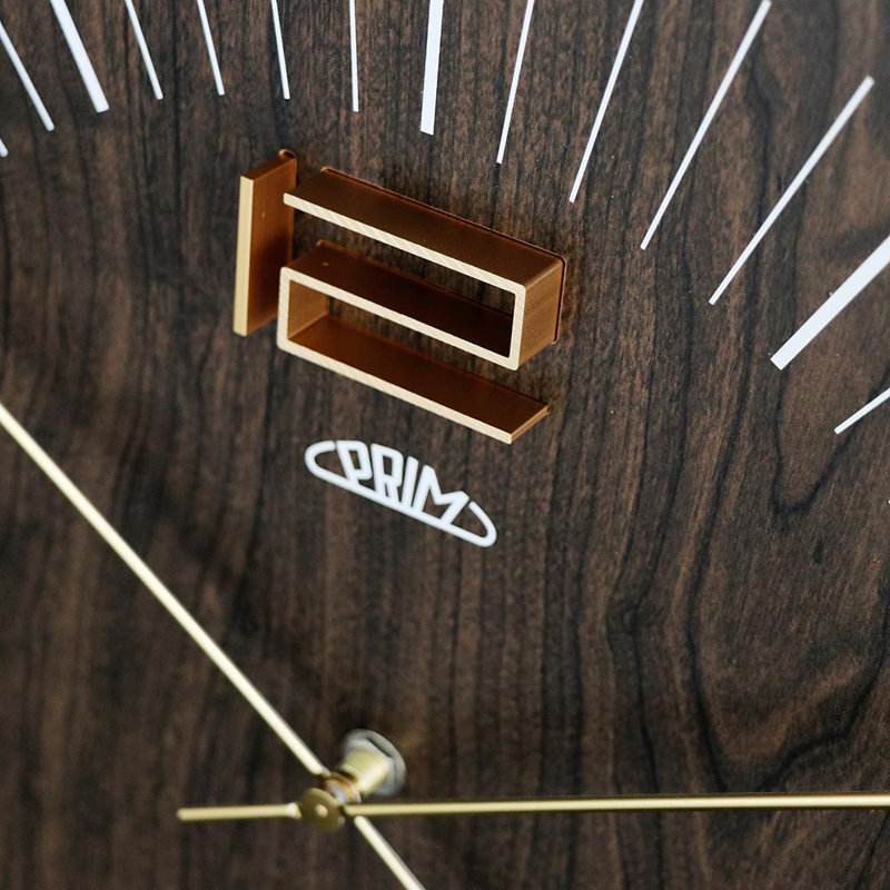 Wood Wall Clock, Brown