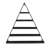18 Piece Triangle Metal Bracket Shelf-80133811