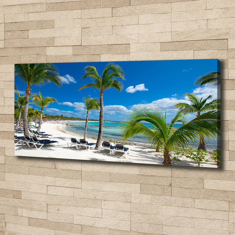 Maldives Beach 1 Piece Wall Art on Canvas