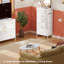 Commode 6 tiroirs pour commode de chambre blanche