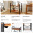 Iron Solid Wood Etagere Bookcase-1059322963-1059322975