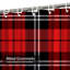 Rideau de douche Christmas Tartan-2053193717