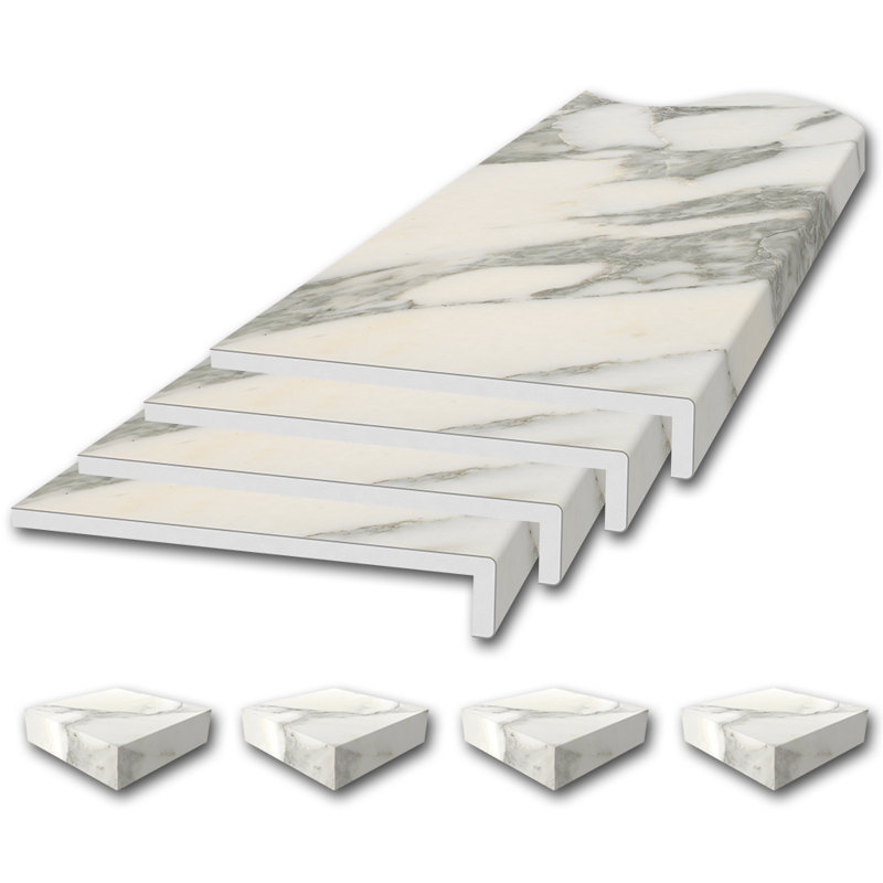 Ensemble de garniture de rebord de fenêtre FlexStone en or Calcutta, Or Calcutta