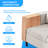 3+2 Linen Sectional Sofa Set with Storage Ottoman & Pockets-867118854
