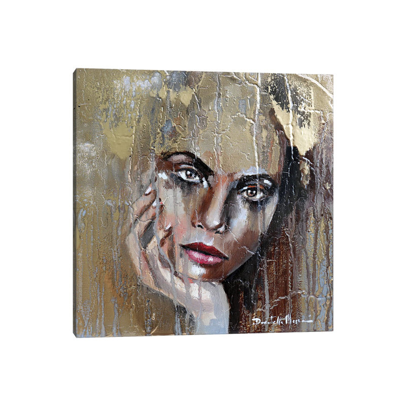 I Feel Gold by Donatella Marraoni - Wrapped Canvas Print, 30.48 cm H x 30.48 cm W