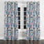 Rideaux Modern Window - rideau à œillets patchwork bleu et rose - 1 panneau-1614491761-1614491765