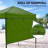 6 Ft. W x 4 Ft. D Outdoor Pop Up Metal Canopy Portable Instant Tent with Adjustable Sunwall-110565000