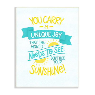 You Carry Unique Joy