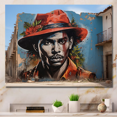 " Cuban Man Street Art "