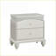 Table de chevet 2 tiroirs Maverick Platinum