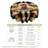 Brown Farmhouse Cartoon Cow Pattern Design Polyester Washable Tablecloth