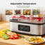 5‑Tier Food Dehydrator Machine – BPA‑Free Trays, Compact Design, Adjustable Temperature, Perfect for Jerky, Fruits, Veggies, and Herbs