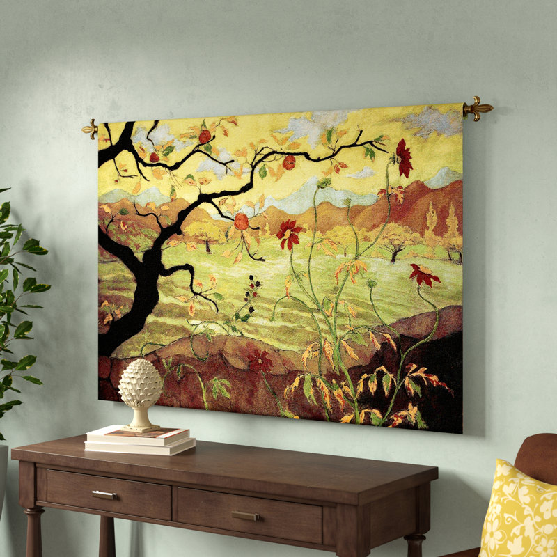 Tapisserie pommier et fruits Cityscape, Landscape, Seascape