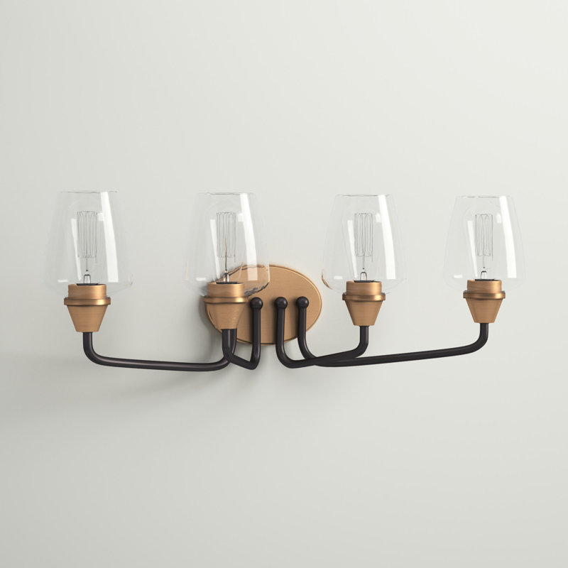 Roseta 4 - Light Dimmable Vanity Light, Bronze/Antique Brass