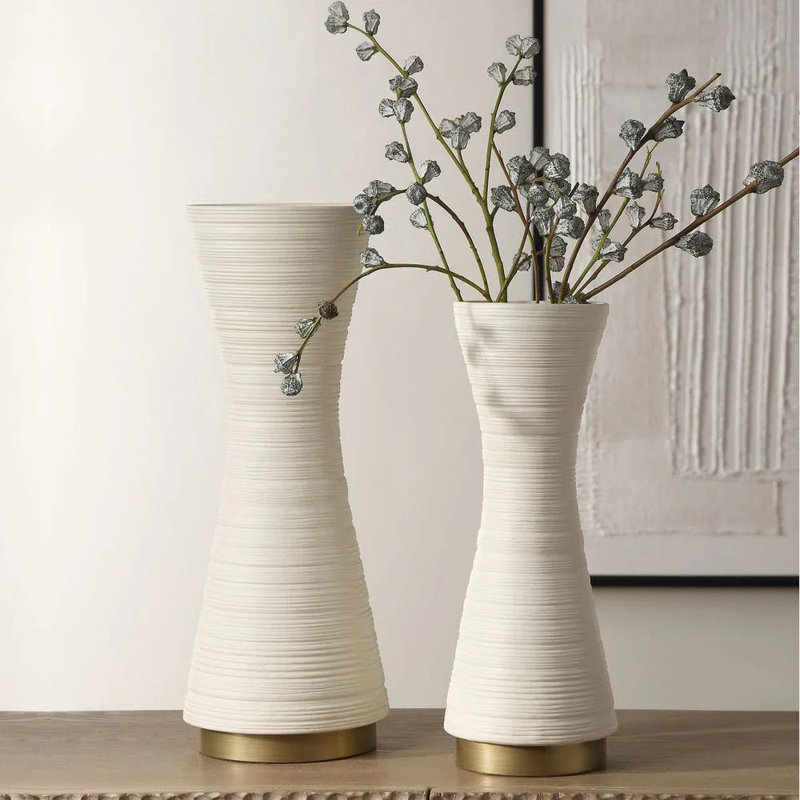 Ensemble de vases Ondra - blanc
