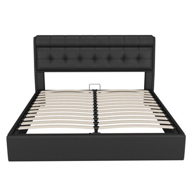 Angelka Upholstered Ottoman Storage Bed