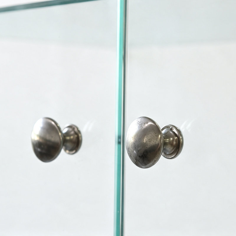 32.17 " W Glass Curio Cabinet
