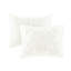 Édredon 3 pièces - Literie de style chenille chic pour lit double / grand lit-128135296-128135294