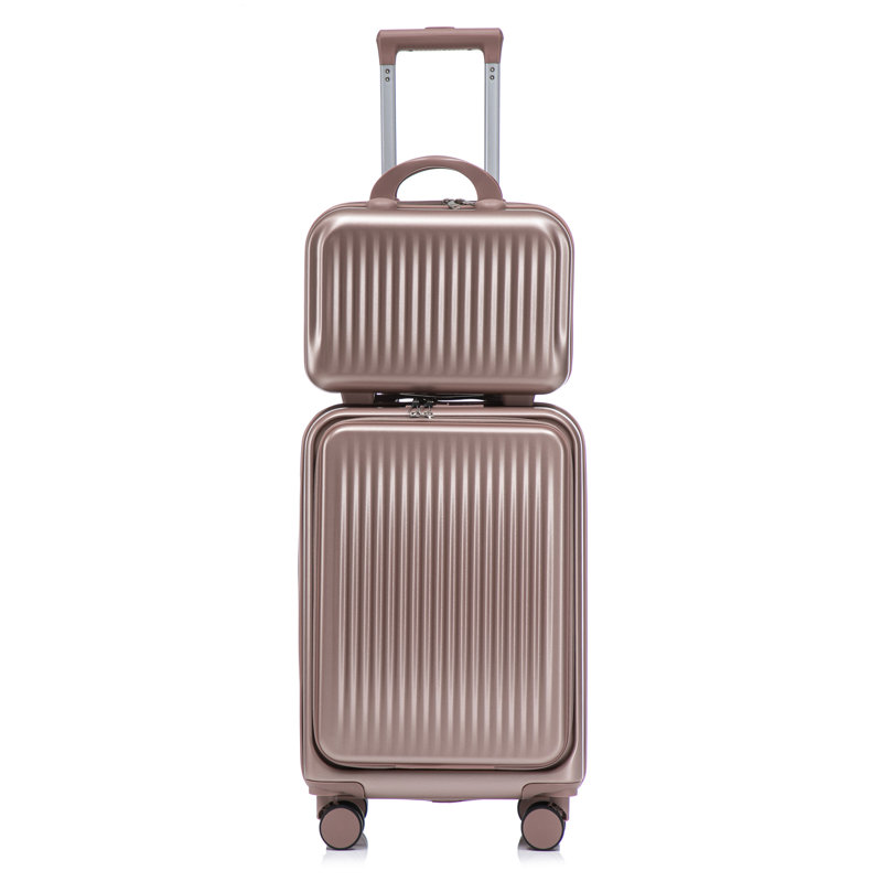 14 "/ 20" 2 pièces / ensemble en valise à roulettes ABS