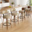 Tabouret de bar pivotant chic en cuir pour un confort et un style ultimes-207768066