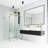 Winslow 46" W x 35" D x 74" H Sliding Frameless Shower Enclosure with 3/8  Clear Glass-50877313