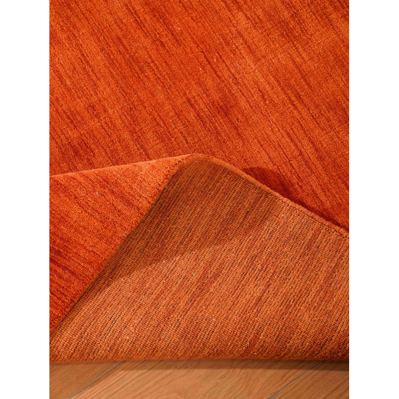 Tapis écologiques en laine nouée à la main de la collection Manns, Rectangle 6 pi x 9 pi