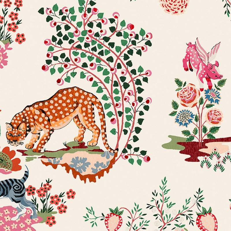 Cath Kidston Painted Kingdom Navy, Cream