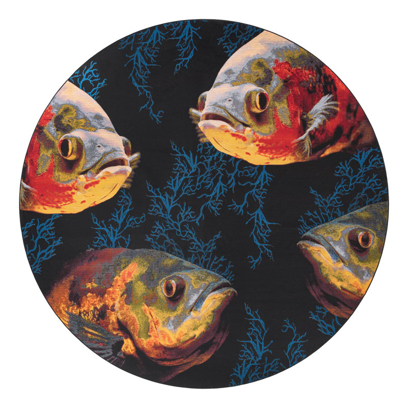 Tapis d'extérieur intérieur / extérieur Coastal, Rond 12 pi