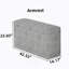 Canapé modulaire moderne surdimensionné avec coussins moelleux, 8 coussins, sans bricolage