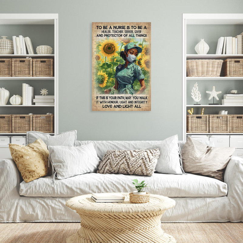 To Be A Nurse, impression sur toile, H 20 po x l 16 po x P 1,25 po