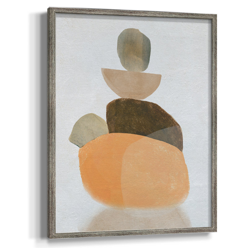 Tangerine Formation I, reproduction encadrée - bois massif, H 11 po x l 9 po