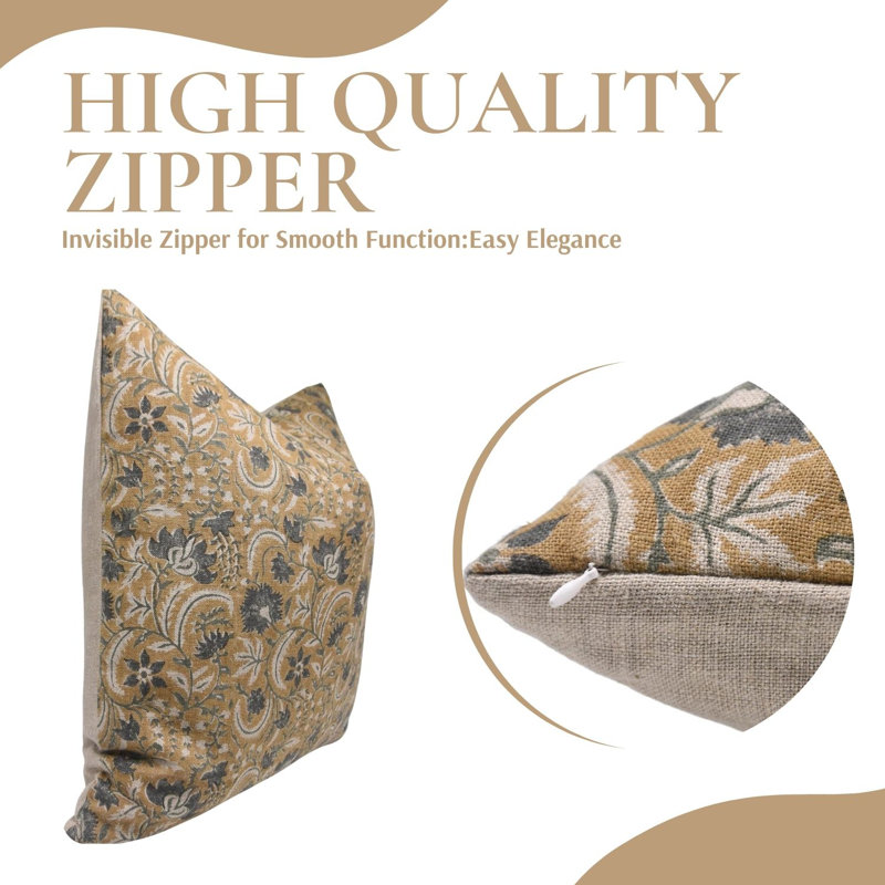 Linen Square Pillow Cover, 20" x 20"