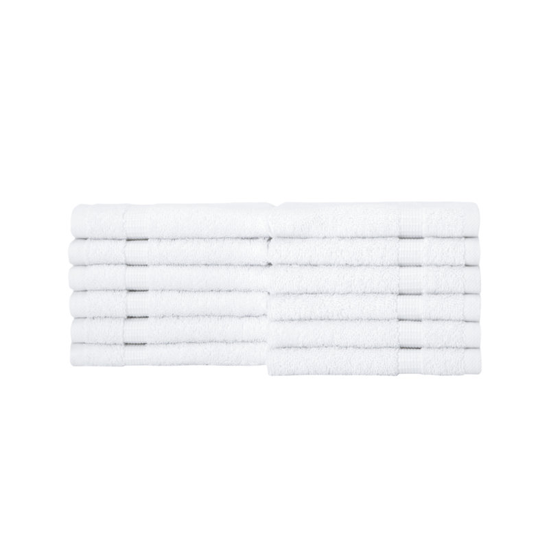 Essuie-mains Agathon 100% coton, Blanc