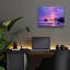 «Tranquility Bay» par Kirk Reinert, art en verre acrylique Wal-458201026