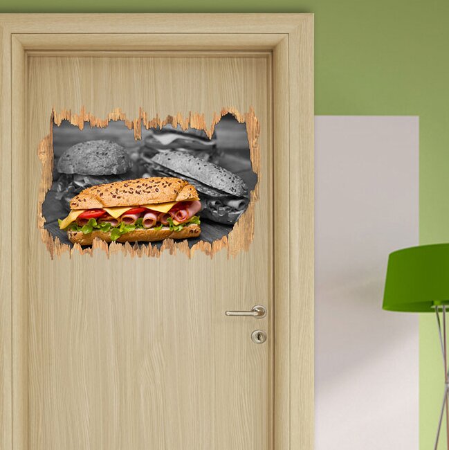 Wandtattoo Selbstgemachte Sandwiches