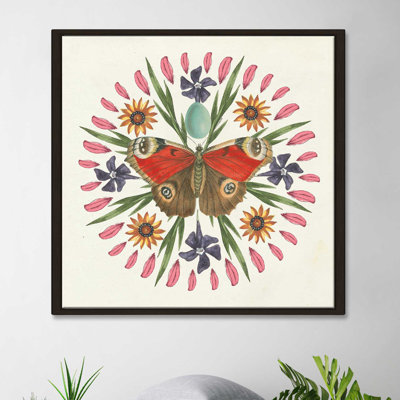 « papillon mandala ii », impression