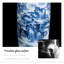 Grand vase sur pied en céramique de 70,87 po peint à la main bleu et blanc Jingdezhen-1793051051