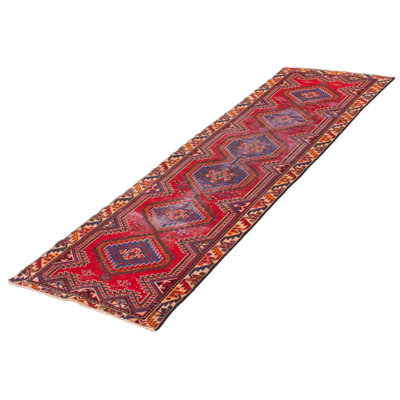 Tapis de couloir unique en laine noué à la main 2000 pi 3 pi 2 po x 9 pi 10 po Aedric