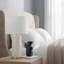 Lampe de table texturée à pois