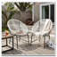 Ensemble de chaises de patio en osier-1105248221