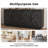 70.8" Black Buffet Cabinet With Storage,Wood Sideboard Large Console Table With 4 Doors, Long Tv Stand