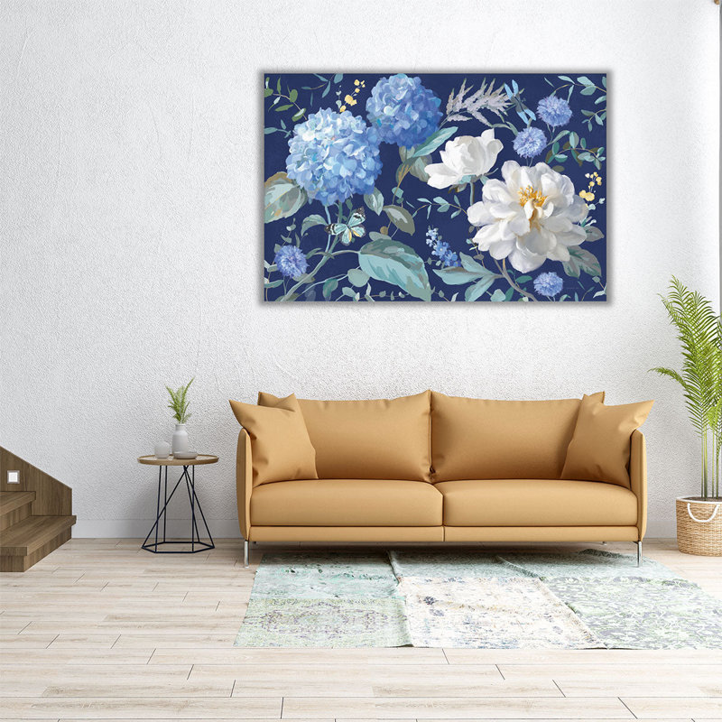 «Spring Morning Blooms I», reproduction d'art sur toile, H 12 po x l 18 po